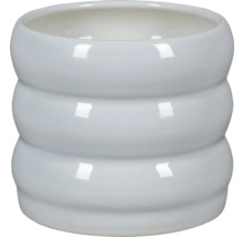 Ghiveci de flori din ceramică cu structură striată