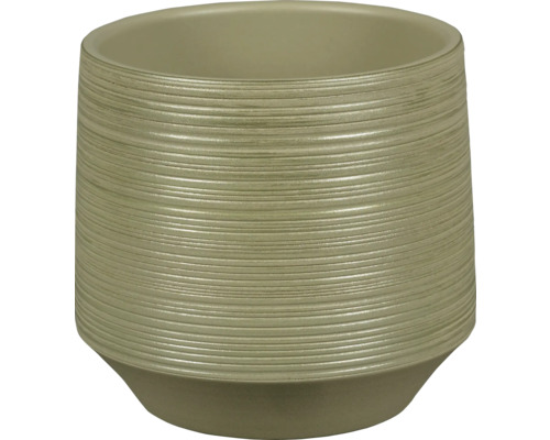 Ghiveci de flori din ceramică cu linii orizontale