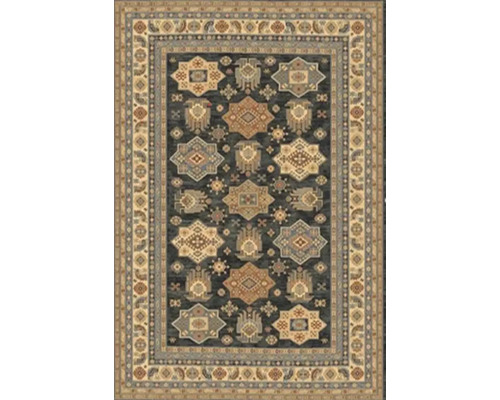Covor lână Antique 7683 albastru 160x230 cm Covor dreptunghiular cu modele geometrice și o bordură