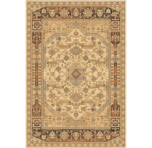 Covor bej cu model floral