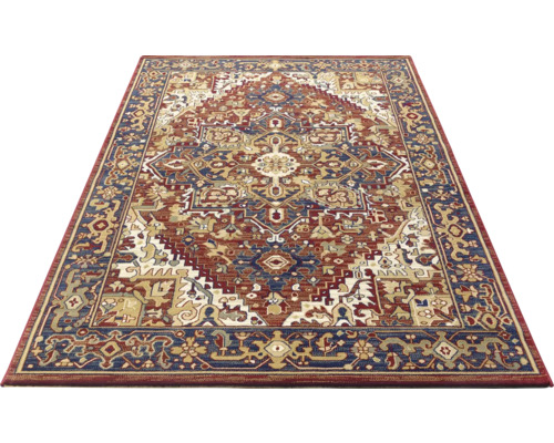 Covor tradițional Atlas 0651 roșu/albastru închis 60x110 cm Covor cu model oriental
