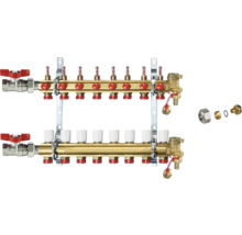 Distribuitor încălzire în pardoseală cu debitmetre și accesorii