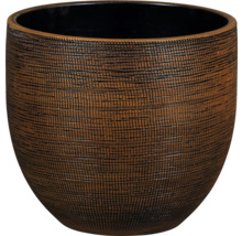 Ghiveci decorativ cu suprafață texturată.