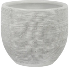 Ghiveci decorativ cu suprafață texturată.