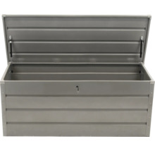 Cutie metalică de grădină deschisă pentru depozitare