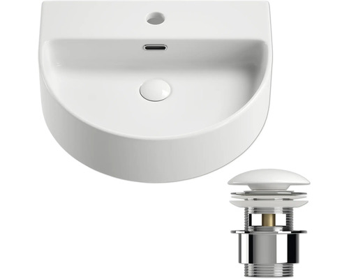 Lavabo ceramic cu set de scurgere