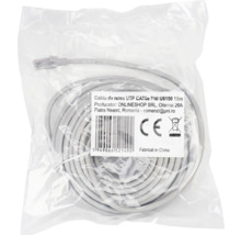 Cablu de rețea UTP CAT6e PNI U6150 cu o lungime de 15 metri în ambalaj