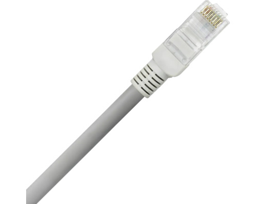 Cablu de rețea RJ45 gri cu conector