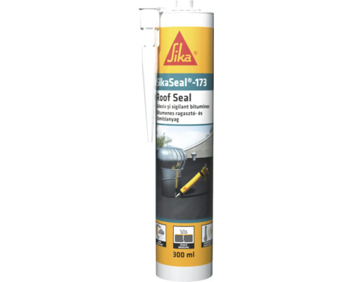 Sigilant și adeziv bituminos Sika Sikaseal 173 300 ml Cartuș etanșant acoperiș SikaSeal 173