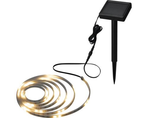 Furtun luminos cu LED solar cu țăruș de pământ