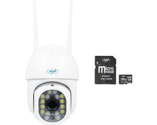 Cameră de exterior cu două antene și două carduri Micro SD