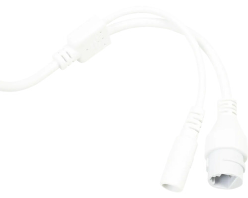 Cablu adaptor alb cu două conexiuni