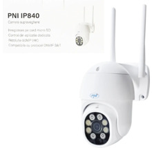 Cameră de supraveghere PNI IP840 cu înregistrare pe card micro SD, control prin aplicație și rezoluție 8.0MP (4K)