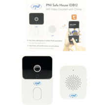 Sonerie video WiFi cu clopoțel PNI Safe House IDB12