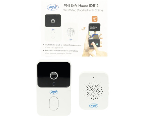 Sonerie video WiFi cu clopoțel PNI Safe House IDB12