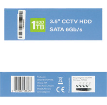HDD CCTV de 3,5 inch SATA 6Gb/s cu capacitate de stocare de 1 TB