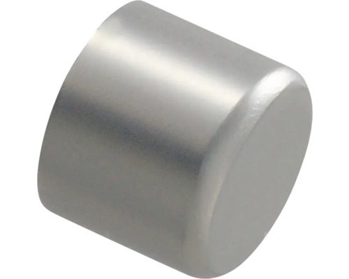 Capăt Tryton argintiu satin Ø 19 mm, set 2 buc.