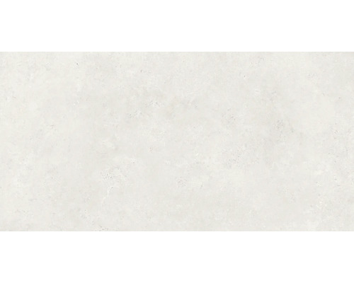 Gresie exterior / interior porțelanată glazurată rectificată Memeto Aria 60x120 cm Placă de pardoseală deschisă la culoare, cu suprafață neregulată