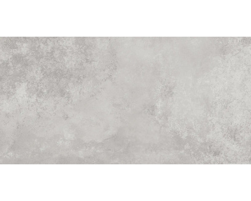 Gresie exterior / interior porțelanată rectificată Illusion gri 60x120 cm Placă ceramică gri cu aspect de beton
