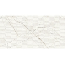 Faianță cu aspect de marmură și structură în relief