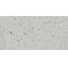 Prim-plan al unei plăci de podea cu model terrazzo