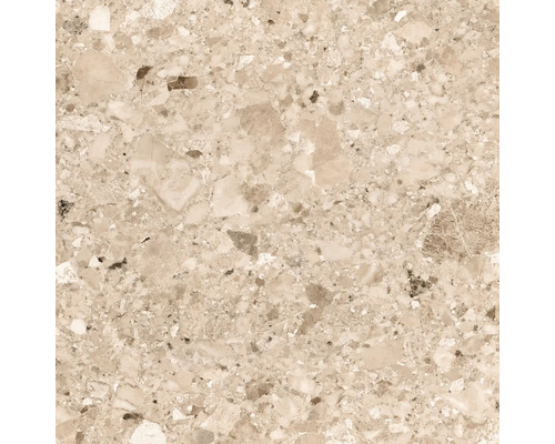 Prim-plan cu o placă de podea cu aspect de terrazzo