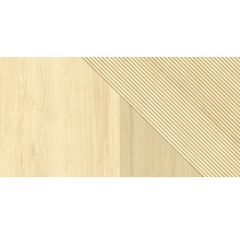 Panou decorativ din lemn cu model rectiliniu și diagonal