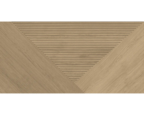 Panou decorativ cu aspect de lemn canelat