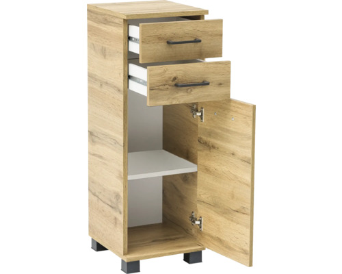 Dulap de baie cu două sertare și o ușă