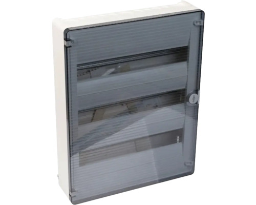 Distribuitor aparent cu ușă transparentă pentru interior