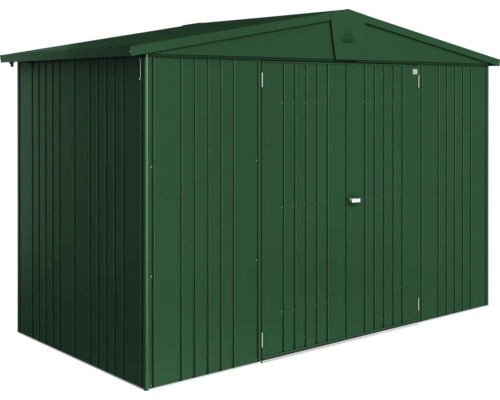 Magazie metalică de grădină cu ușă dublă