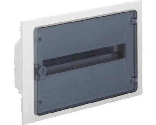 Cutie de distribuție încastrată cu ușă transparentă