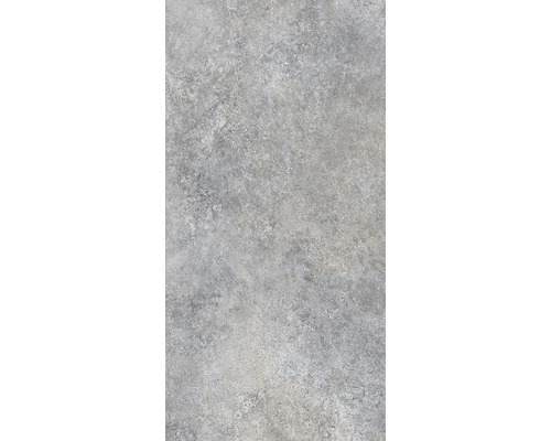 Faianță baie / bucătărie Eden gri 25x50 cm Gresie de podea gri cu aspect de beton