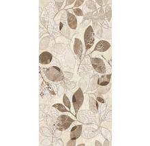 Placă ceramică cu model floral de frunze
