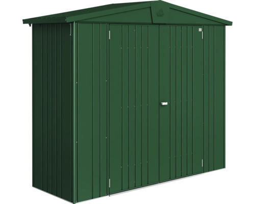 Magazie de grădină metalică cu ușă dublă