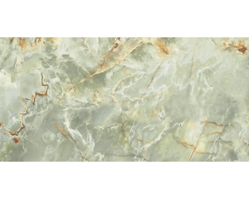 Gresie exterior / interior porțelanată glazurată rectificată Delicatus Onyx 60x120 cm Model de faianță de onix