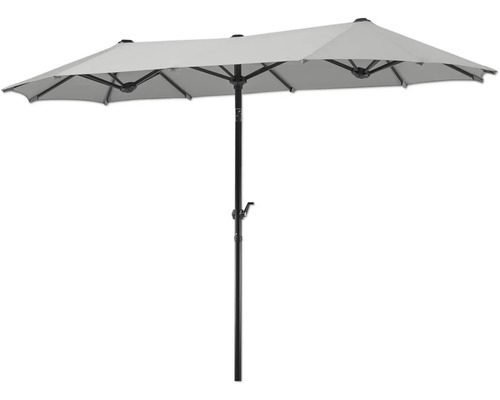 Umbrelă dublă de soare pentru exterior