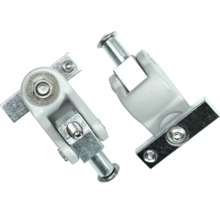 Două conectoare de colț pentru rame de ferestre metalice