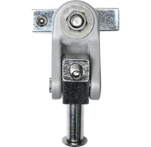 Prim-plan cu balama metalică cu șuruburi