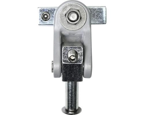 Prim-plan cu balama metalică cu șuruburi