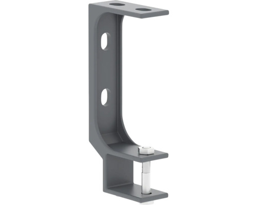 Prindere metalică cu șurub și găuri pentru montaj