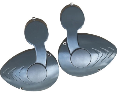 Două ținte din oțel pentru aruncarea discurilor