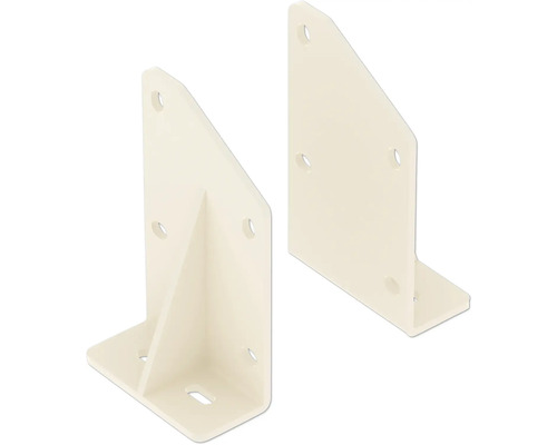 Două colțare pentru fixarea rafturilor și a altor componente