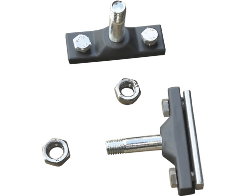 Suport bandă de împământare cu șuruburi și piulițe