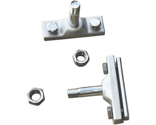 Clema de împământare cu șuruburi și piulițe