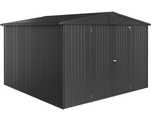 Magazie metalică de grădină cu ușă dublă pentru grădină