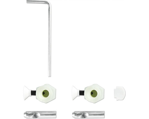 Set de montaj pentru fixarea radiatorului cu cheie imbus