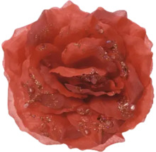 Trandafir decorativ cu elemente de bijuterie