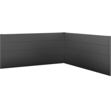 Gard din aluminiu pentru grădină