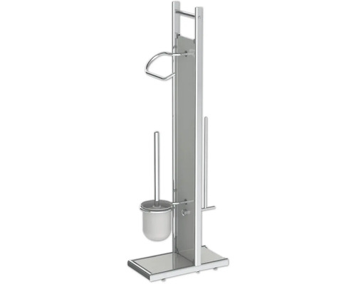 Perie WC cu suport pentru hârtie igienică form&style PURE WHITE
